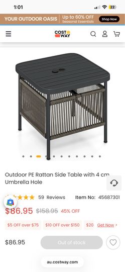 Brand New out door table with Umbrella Included 140$ OBO