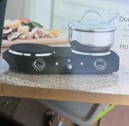 Double Burner Hot Plate