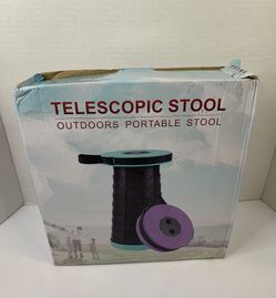 Portable Folding Stool Telescopic Chair NEW