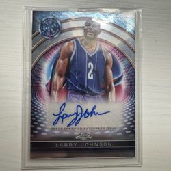 Topps Chrome 2024-25 Certified Larry Johnson Autograph 
