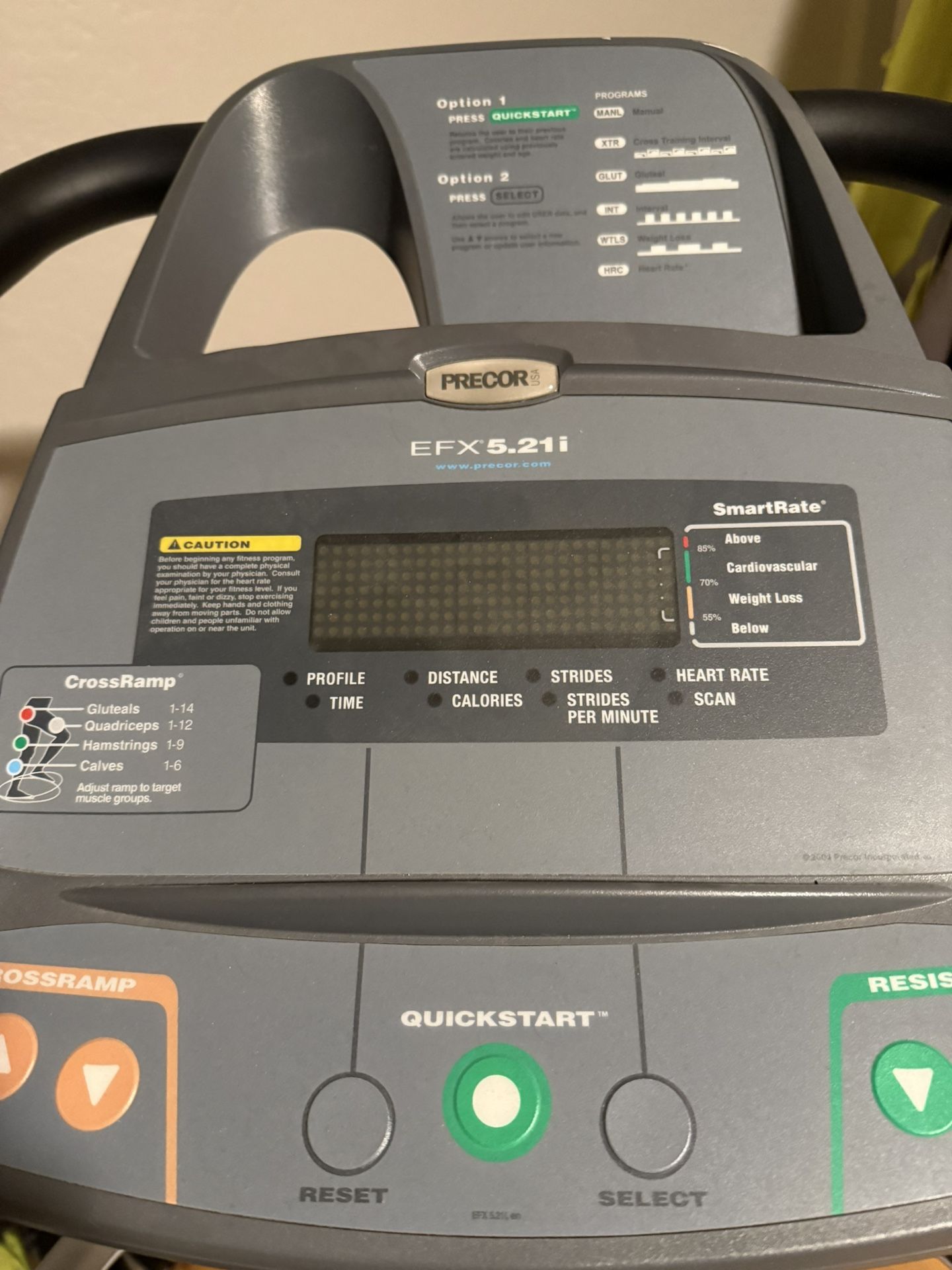 Elliptical machine Precor EFX 5.21i