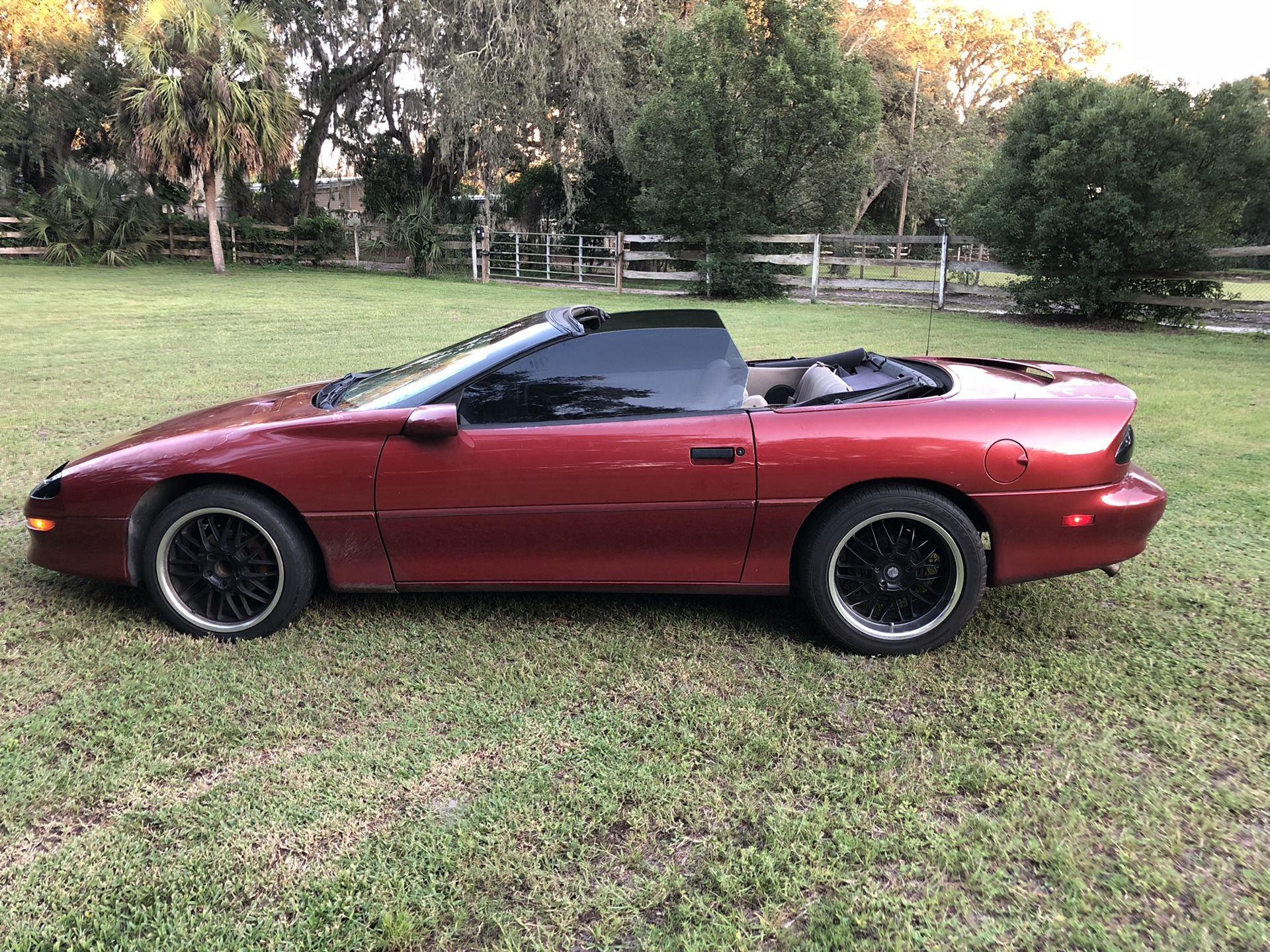 1997 Chevy Camaro convertible, With a LT one Corvette engine got over $7000 into it . The only thing wrong with it The glass on the convertible top i