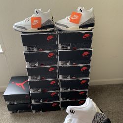 Jordan 3 White Cement Reimagined (READ DESCRIPTION)