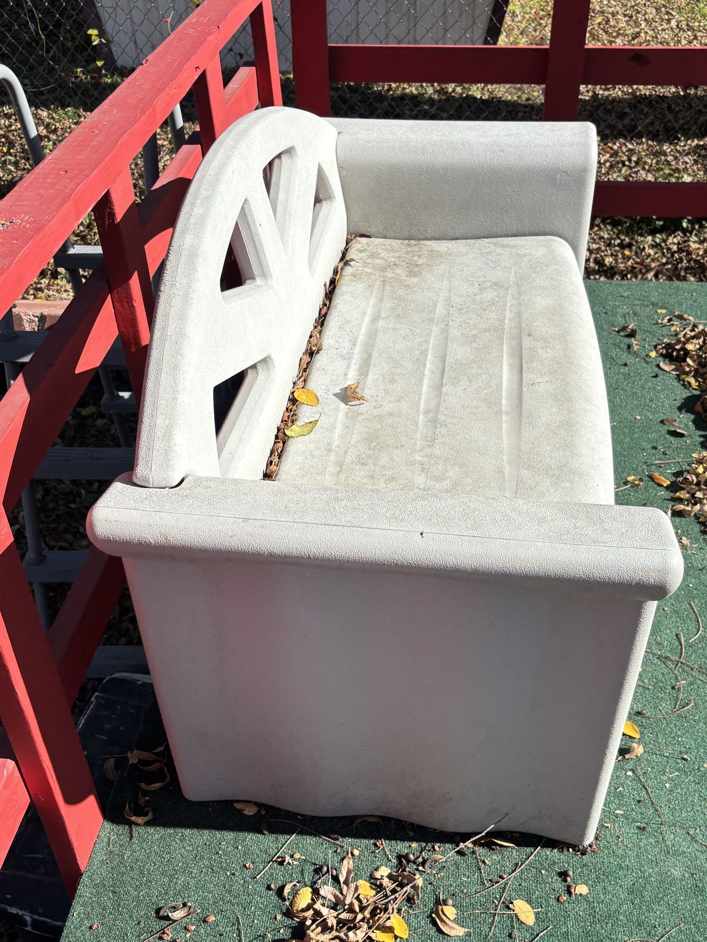 Pool Storage Benches