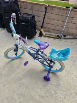 Frozen Bicycle with Training Wheels