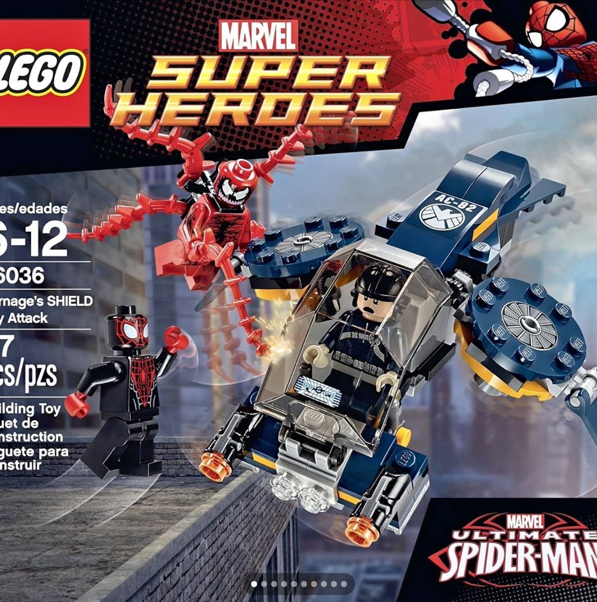 LEGO Super Heroes 76036 Carnage's Shield Sky Attack Building Kit
