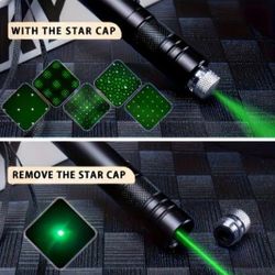 Rechargeable Green Laser Light With Visible Beam