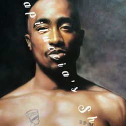2 Pac portrait art picture canvas or poster