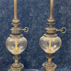 Brass Stiffel Lamps