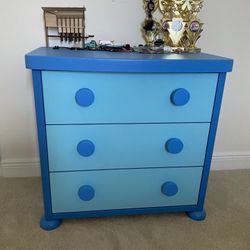 Blue Dresser