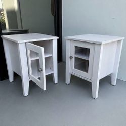 Nightstands End Tables 2pcs New