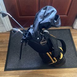 Junior Golf Bag And Two Club