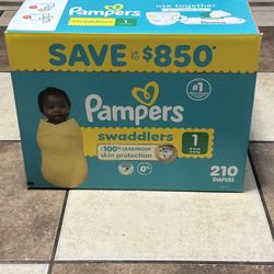 Pampers Swaddlers Size 1  
