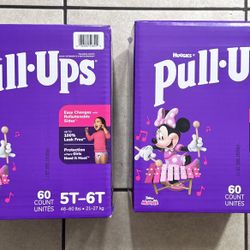 Pulls Ups Diapers Size 5T-6T