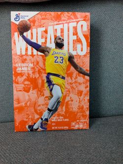 Wheaties LeBron James Limited Edition Cereal Box