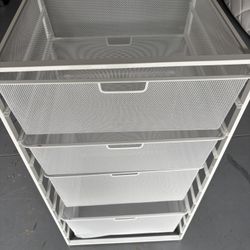 Elfa System Closet 4 Drawers 