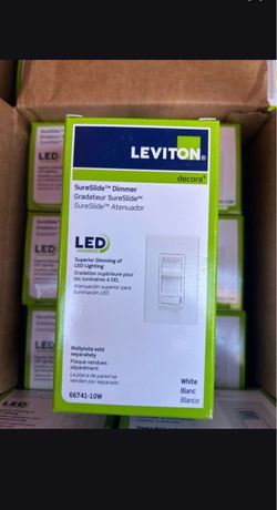Leviton Decora SureSlide LED Dimmer Switch White