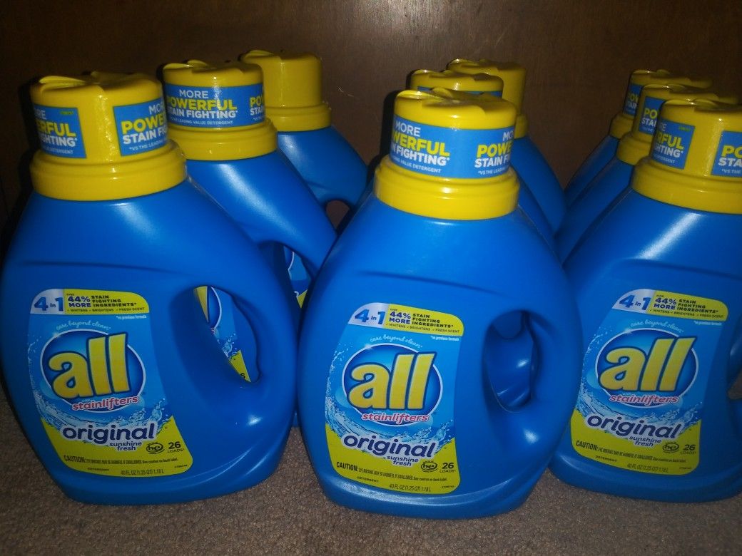 All Laundry Detergent Soap! 40 Oz. Per. $3.50 Each!