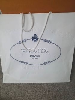 Extra large prada gift box shopping bag box