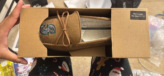 Seattle Mariners FOCO Moccasin Slippers – NEW