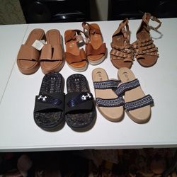 5 Pares De Sapatos Size 12 , 8,9