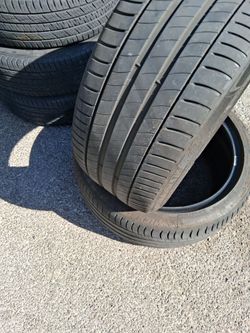🛞2 TIRES ONLY 245/45/19 MICHELIN
