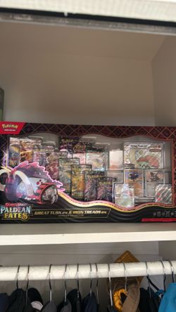 Paldean Fates premium collection great tusk EX box sealed