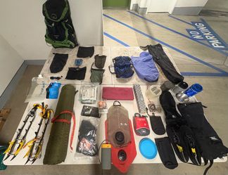 Camping & Hiking and climbing Gear Lot