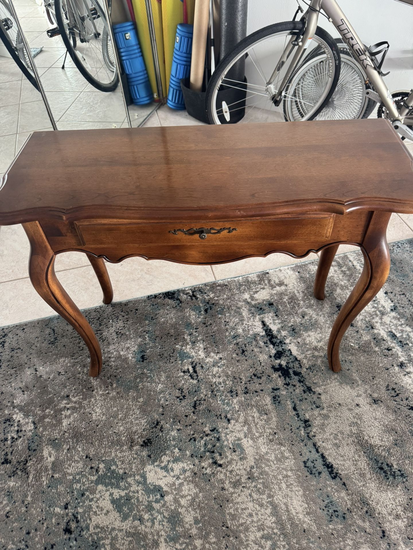 2 Vintage Ethan Allen Country French Console Table