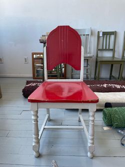 Vintage Painted Wood Chair