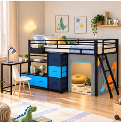 ***NEW***Kids Low Loft Bed