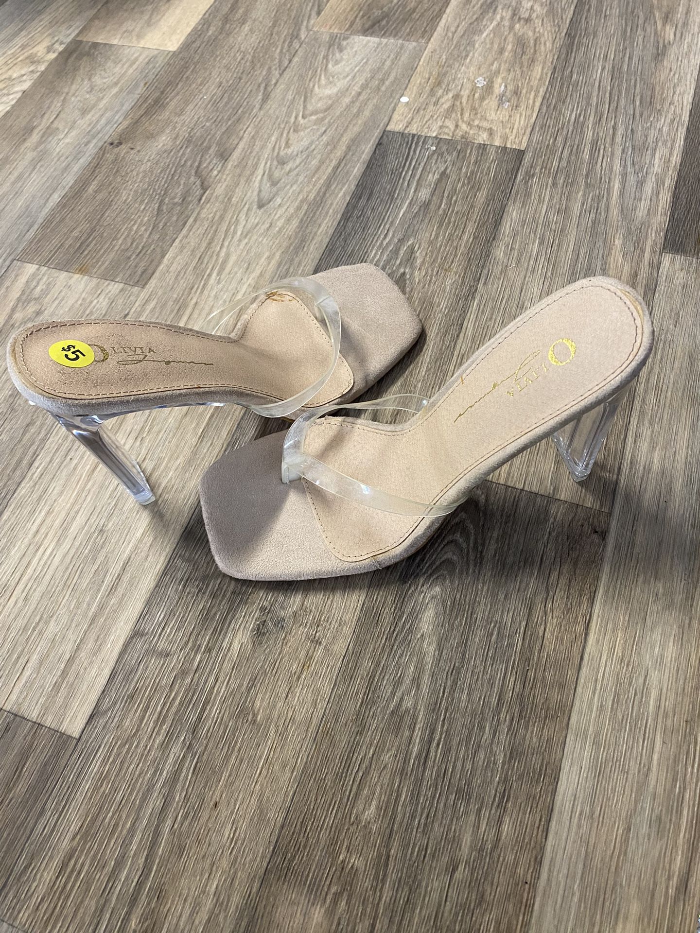 Clear High Heels