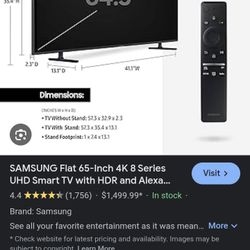 Samsung 65 Inch TV 