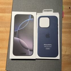 Apple Phone 16 Pro. Black Titanium. 