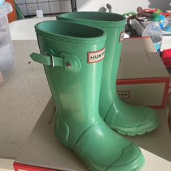 Girls Hunter Boots Size 10