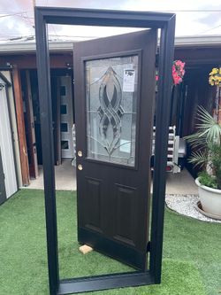 New door Stel Compasite frame molding to sizew32 h80 righthand Inswing $575