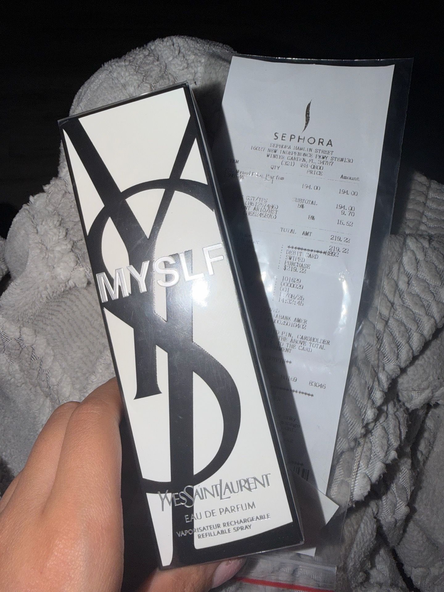 Y..S..L Cologne MYSELF