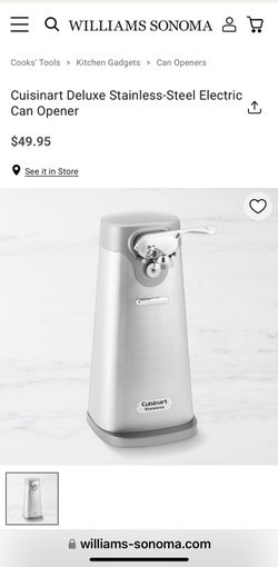 Cuisinart Deluxe Stainless-Steel Electric Can Opener
