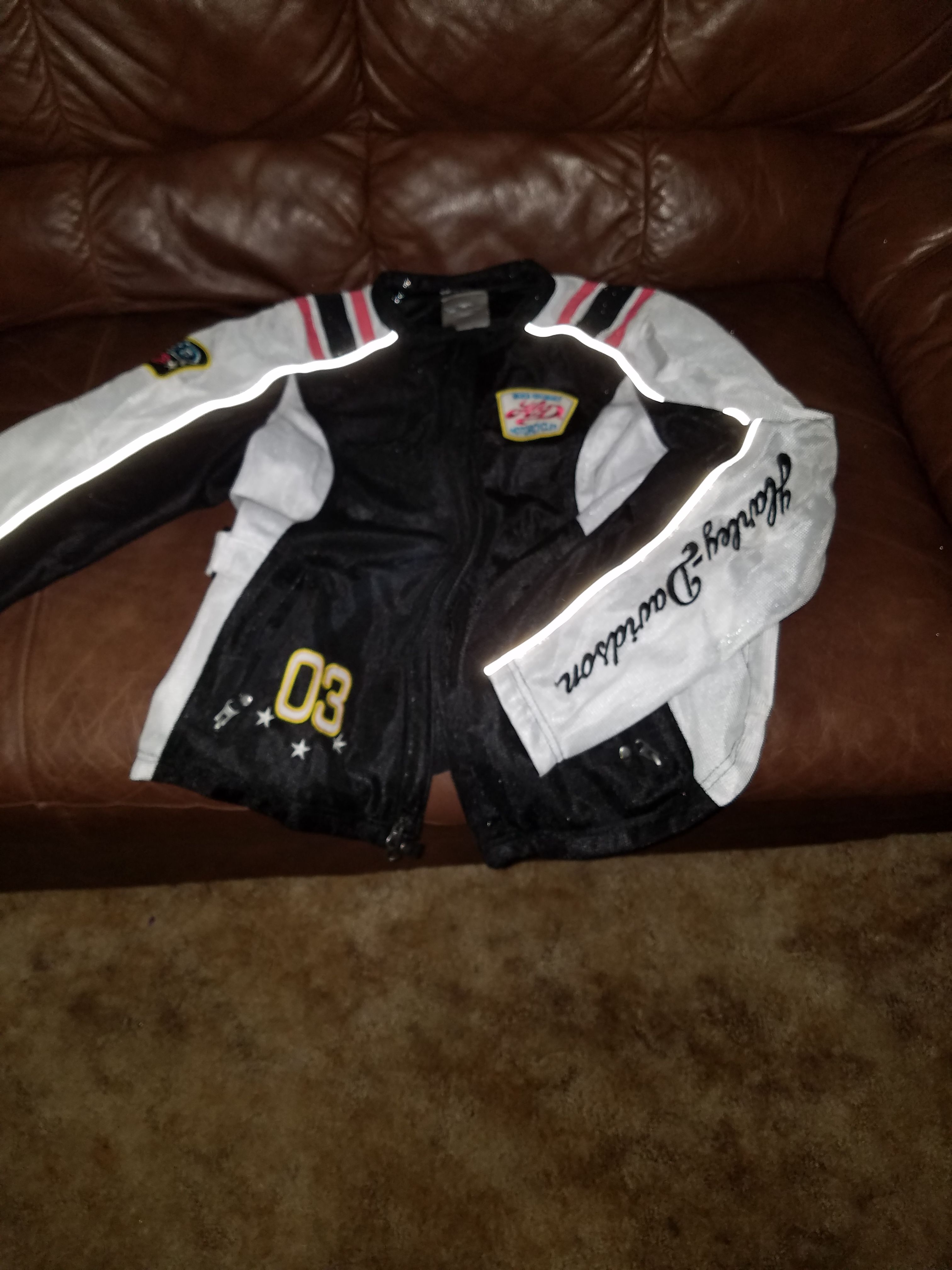 Women's Harley Davidson Textile Motorcycle Jacket.