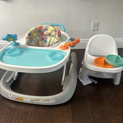 Walker and Portable feeding chair
