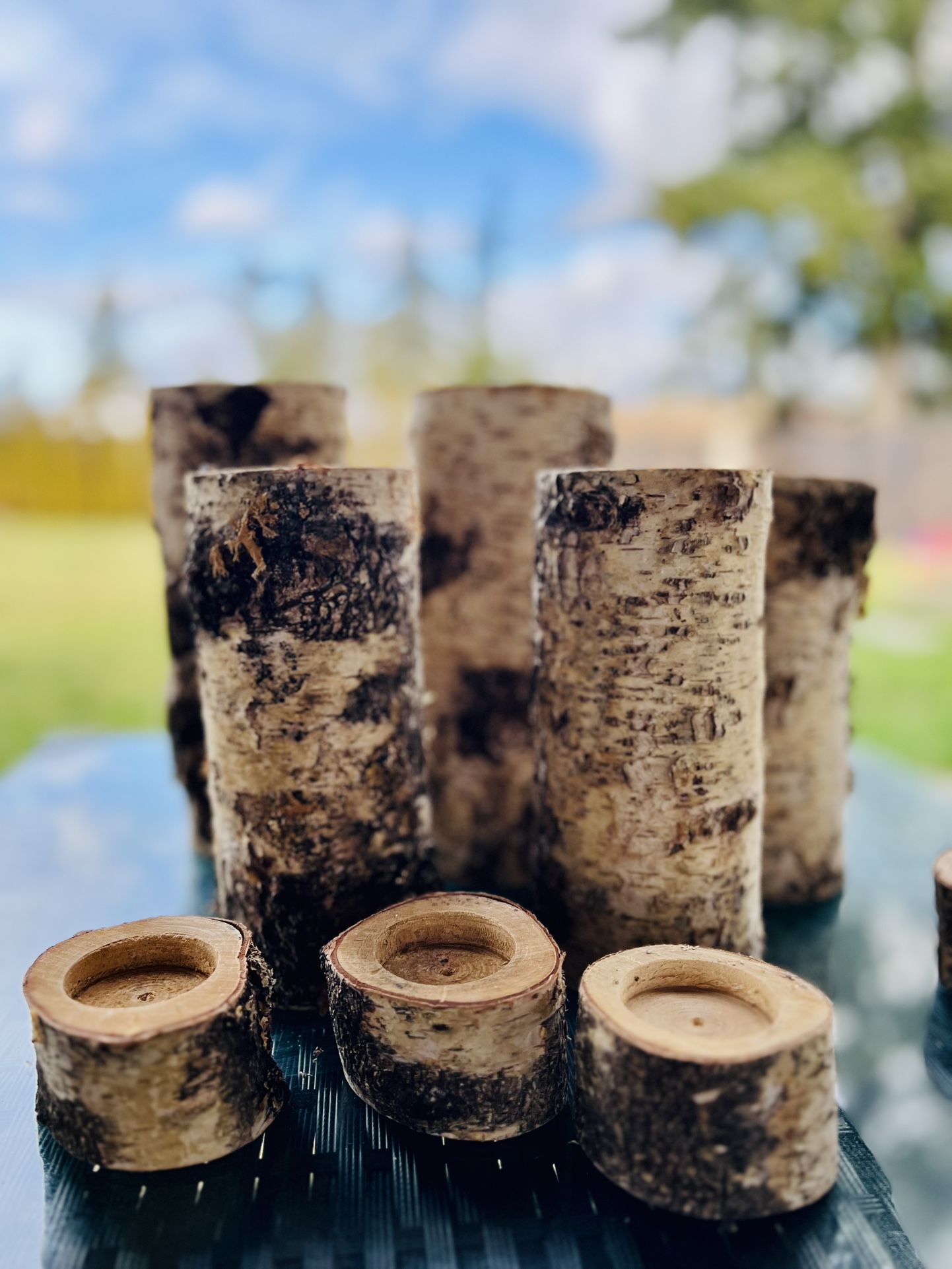 Rustic Votive Candle Holders