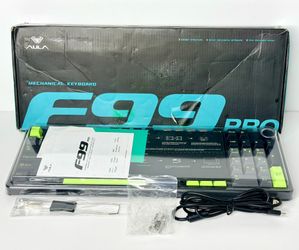AULA F99 Pro Wireless Mechanical Keyboard RGB Hot Swap Bluetooth 2.4G USB-C