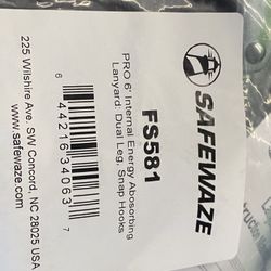 Fall Protection Body Harness