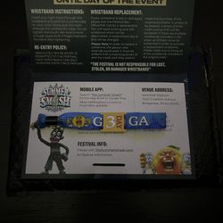 Summer Smash 2025 3 Day GA Wristband 
