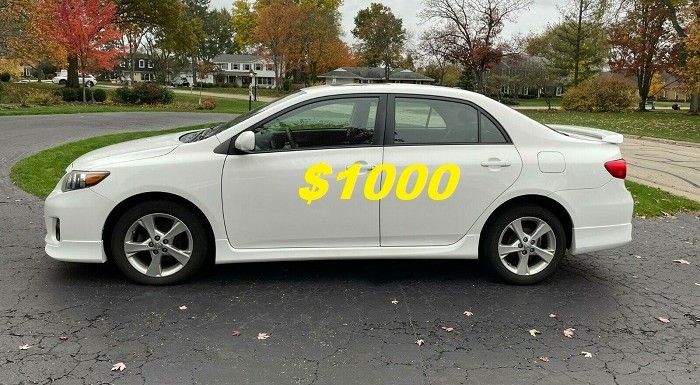 2012 Toyota Corolla 4-Door 4WD🍀‍♂️Price$1,000🙏Clean