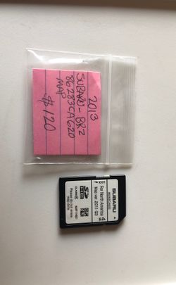 Subaru BRZ SD card