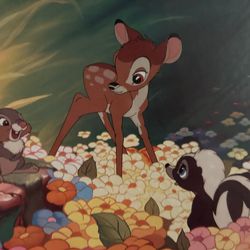 Disney Bambi Print With Seal