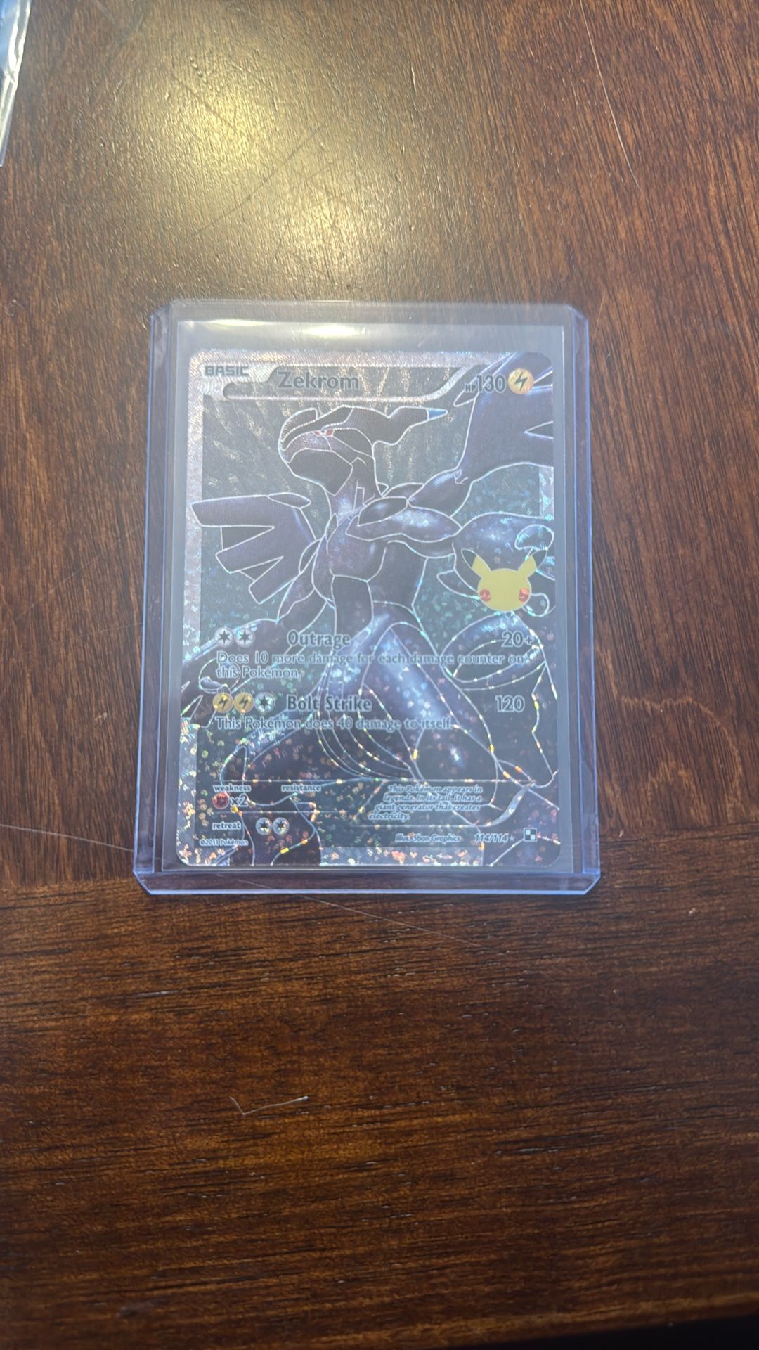 Zekrom Pokémon card