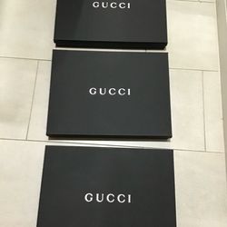 Gucci 3 empty boxes size t shirt for gift