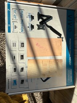 VIVO Dual Monitor Desk Mount with USB Extension Cables (STAND-V002DU)